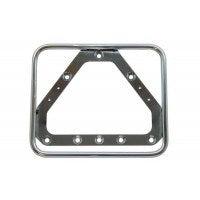 Kentekenplaat-houder retro chr liggend