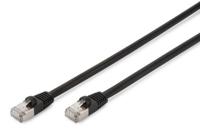 Digitus DK-1644-030/BL-OD RJ45 Netwerkkabel, patchkabel CAT 6 S/FTP 3.00 m Zwart UV-bestendig, Verdraaide paren 1 stuk(s) - thumbnail