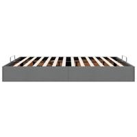 Bedframe zonder matras 180x200 cm stof donkergrijs - thumbnail