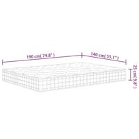 Pocketveringmatras middelhard-hard 140x190 cm - thumbnail