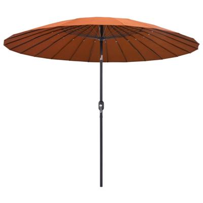 VidaXL Parasol met aluminium paal 270 cm terracottakleurig