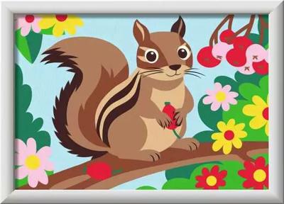 Ravensburger CreArt Schilderen op nummer eekhoorn