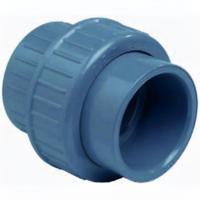 PVC 3/3 koppeling 50mm 2x lijmverbinding - thumbnail