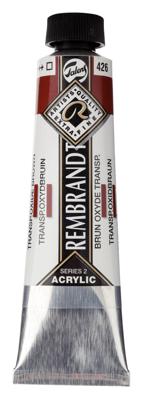 Rembrandt Acrylverf Tube 40 ml - Transparantoxydbruin 426