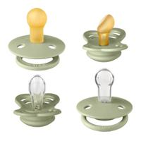 Set van 4 Try It spenen - BIBS saliegroen - thumbnail