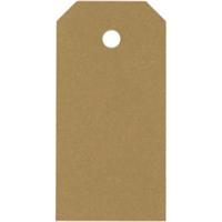 Creativ Company Manilla-labels, afm 4x8 cm, 250 gr, goud, 20 stuk/ 1 doos - thumbnail