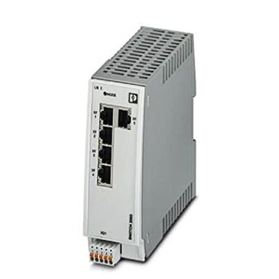 PHOENIX CONTACT FL SWITCH 2105 Managed Switch 2000, 5 RJ45-poorten 10/100/1000 Mbps, beschermingsklasse: IP20, PROFINET Conformance-Class A