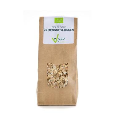 Vitiv Gemengde vlokken bio 500 Gram