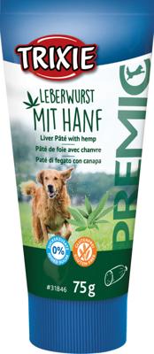 TRIXIE LEVERWORST MET HENNEP 12X75 GR