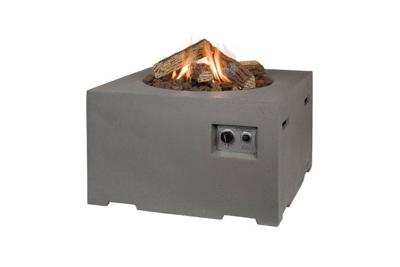 Cocoon vuurtafel vierkant taupe