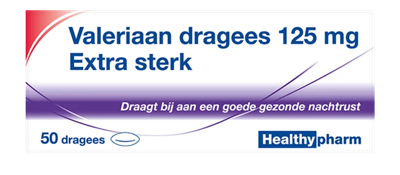 Healthypharm Valeriaan 125mg Extra Sterk Dragees Healthypharm Valeriaan 125mg Extra Sterk Dragees