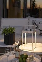 Konstsmide Decoratieve lamp op zonne-energie, USB-lamp Portofino 7815-250 LED 3.7 W Warmwit Wit - thumbnail