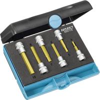 HAZET Dopsleutelbitset 8801/6 - 3/8 inch (10 mm) vierkant hol - Binnen-zeskant-profiel - 6-delig - 4 - 10 - thumbnail
