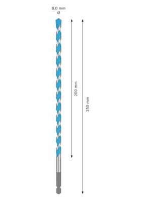 Bosch Accessories 2608902356 Multifunctionele boor 1 stuk(s) Bosch Accessories 2608902356 Multifunctionele boor 1 stuk(s)