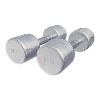 Dumbellset 16 kg (2 x 8 kg) Chroom - thumbnail