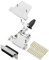 Encitech DTSL25-SJSRG-T-DBCS-K 6355-0089-13 D-SUB Buchsenleisten-Set 180° Polzahl: 25 Crimpen 1 pc(s) - thumbnail