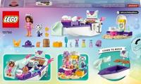 LEGO Gabby's poppenhuis - Vertroetelschip van Gabby en Meerminkat Constructiespeelgoed - thumbnail