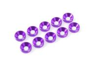 Sluitring M3 "Paars" voor verzonken schroeven, Aluminium (10st) - thumbnail