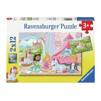 Ravensburger puzzel prince&princess 2x12 - thumbnail