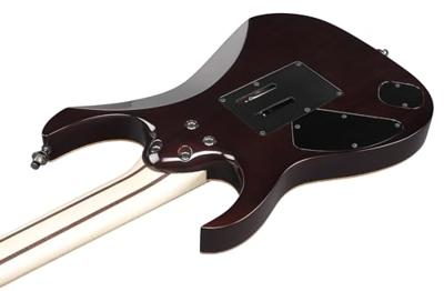 Ibanez J.Custom RG8527-BRE Black Rutile 7-snarige elektrische gitaar met koffer en certificaat - thumbnail