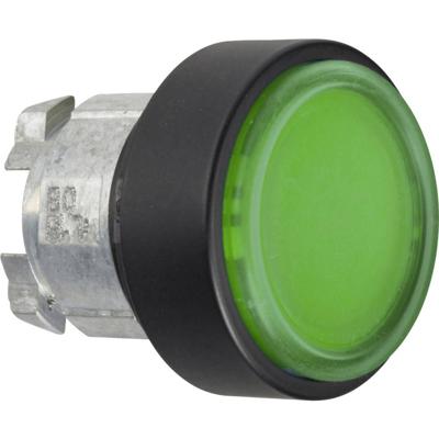 Schneider Electric ZB4BP3837 ZB4BP3837 Met membraam, Terugstelbaar (Ø) 22 mm Zonder markering Zwart, Groen 1 stuk(s)
