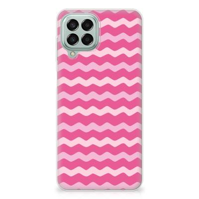Samsung Galaxy M33 | TPU bumper | Waves Pink Samsung Galaxy M33 | TPU bumper | Waves Pink
