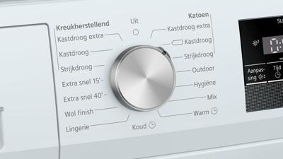 Siemens iQ300 WT43N272NL wasdroger Vrijstaand Voorbelading Wit 8 kg B Siemens iQ300 WT43N272NL wasdroger Vrijstaand Voorbelading Wit 8 kg B