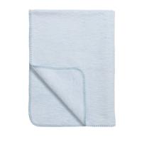 Meyco Uni wiegdeken 75x100 cm lichtblauw - thumbnail