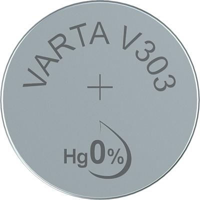 Varta Knoopcel 303 1.55 V 1 stuk(s) 160 mAh Zilveroxide SILVER Coin V303/SR44 NaBli 1