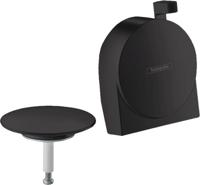 Hansgrohe Exafill S afbouwdeel S badvul-, overloop- en afvoergarnituur, mat zwart - thumbnail