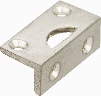 Hoeksluitplaat halfronde stang MAN - thumbnail