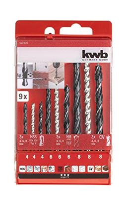 Borenset hss steen/hout 9dlg KWB - Kwb Borenset hss steen/hout 9dlg KWB - Kwb