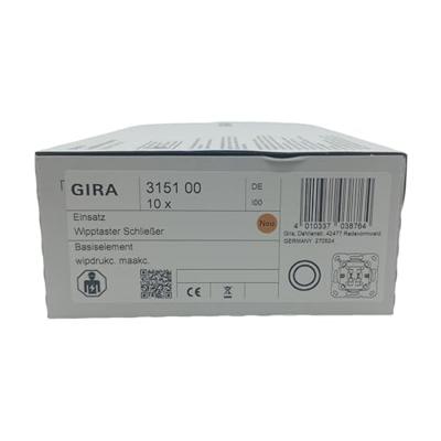 Gira impulsschakelaar inbouw 1-polig (315100)