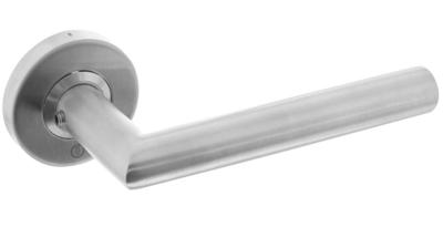 Intersteel Gatdeel deurkruk Jura hoek 90° - RVS