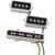 Fender Cobalt Chrome P/J Bass Pickup Set basgitaarelementen (set van 2) - thumbnail