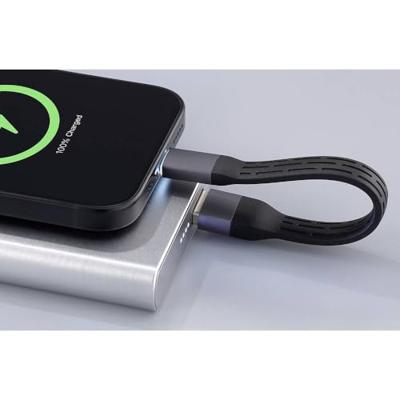 Renkforce RF-6738048 USB-kabel USB 2.0 0.15 m Zwart Flexibel, Met LED