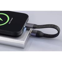 Renkforce RF-6738048 USB-kabel USB 2.0 0.15 m Zwart Flexibel, Met LED - thumbnail