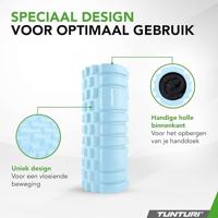Tunturi Yoga Grid Foam Roller 33 cm | Ø 13 cm | licht blauw - thumbnail