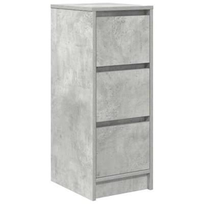 Dressoir 29,5x34x76 cm bewerkt hout betongrijs Dressoir 29,5x34x76 cm bewerkt hout betongrijs
