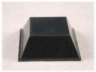 Hammond Electronics 1421T4 Apparaatvoet Zelfklevend, Rond Zwart (Ø x h) 20.5 mm x 7.6 mm 24 stuk(s)