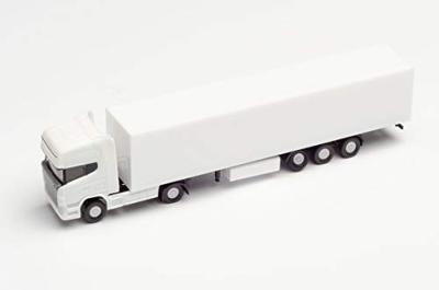 Herpa 013802 N Scania R TL trekker-opleggercombinatie met gesloten trailer - minikit