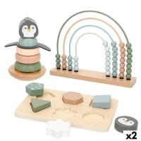 Houten spel Woomax 22 x 22 x 6 cm (2 Stuks) - thumbnail