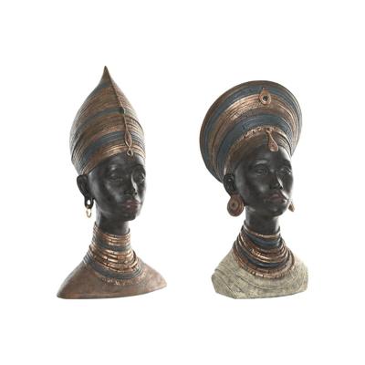 Decoratieve figuren Home ESPRIT Bruin Afrikaanse 30 x 20 x 53 cm (2 Stuks) Decoratieve figuren Home ESPRIT Bruin Afrikaanse 30 x 20 x 53 cm (2 Stuks)