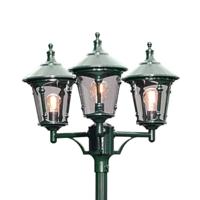 Buitenverlichting lantaarnpaal Virgo 54 cm 3-lichts groen 573-600 - thumbnail
