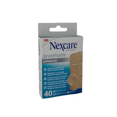 Nexcare 3m Breathable Univer. Strips 40 N0340as