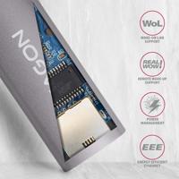 AXAGON ADE-TR Netwerkadapter 1000 MBit/s LAN (10/100/1000 MBit/s), USB-A 3.0 - thumbnail
