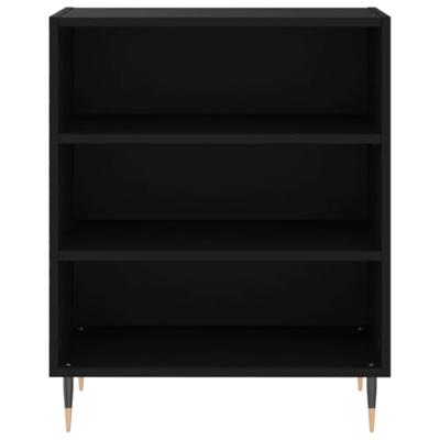 Dressoir 57x35x70 cm bewerkt hout zwart Dressoir 57x35x70 cm bewerkt hout zwart