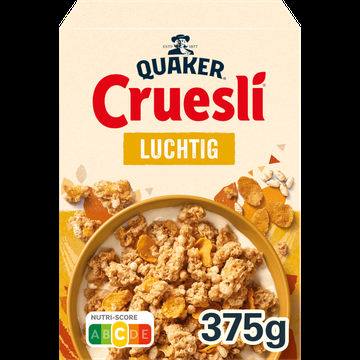 Quaker Cruesli Luchtig Ontbijtgranen 375 gr bij Jumbo