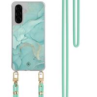 Samsung Galaxy A56 hoesje met mint koord - Touch of mint - thumbnail