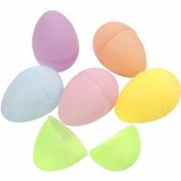 Handspiegel Creativ Company hart en ovaal 23-24cm hout 2 stuks - thumbnail